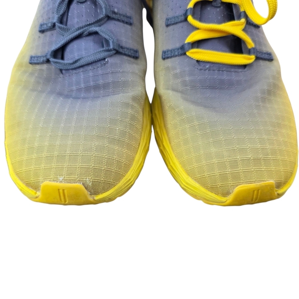 NOBULL All Day Ripstop Trainer Shoes Mens 8.5 / Womens 10 Yellow Gray Gradient - Picture 8 of 10